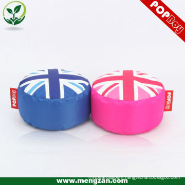 European Union Jack flag round stool, cushion round stool